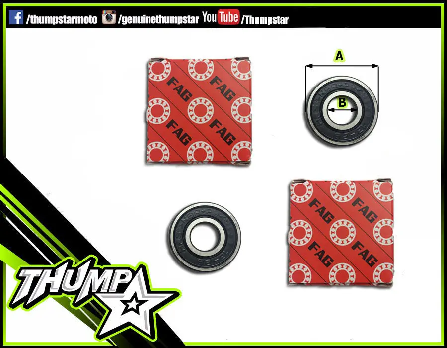 7668 | Swingarm Bearing | Fag | 6201-C-2Hrs 1