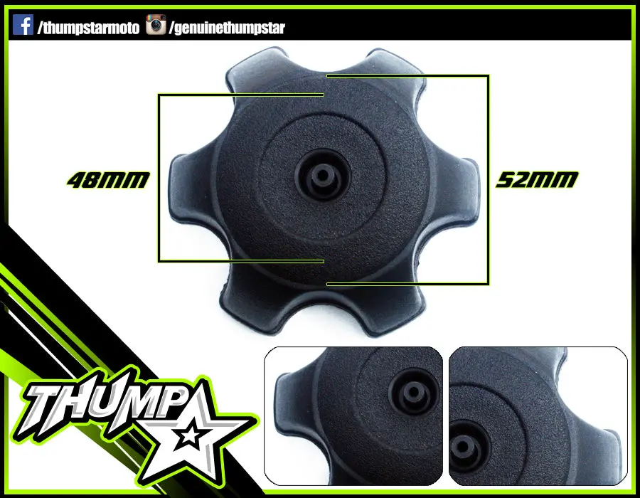 3052 | Fuel Cap | Plastic - Black 1