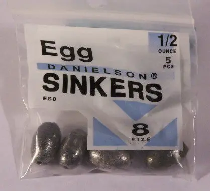 Egg Sinker 1/2 Ounce 1