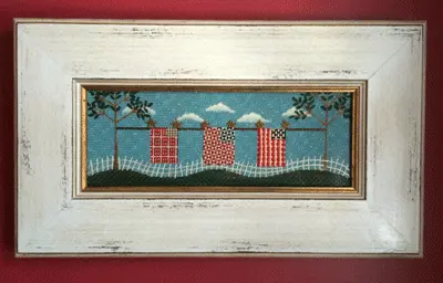 Flags On Clothesline Stitch Guide 1