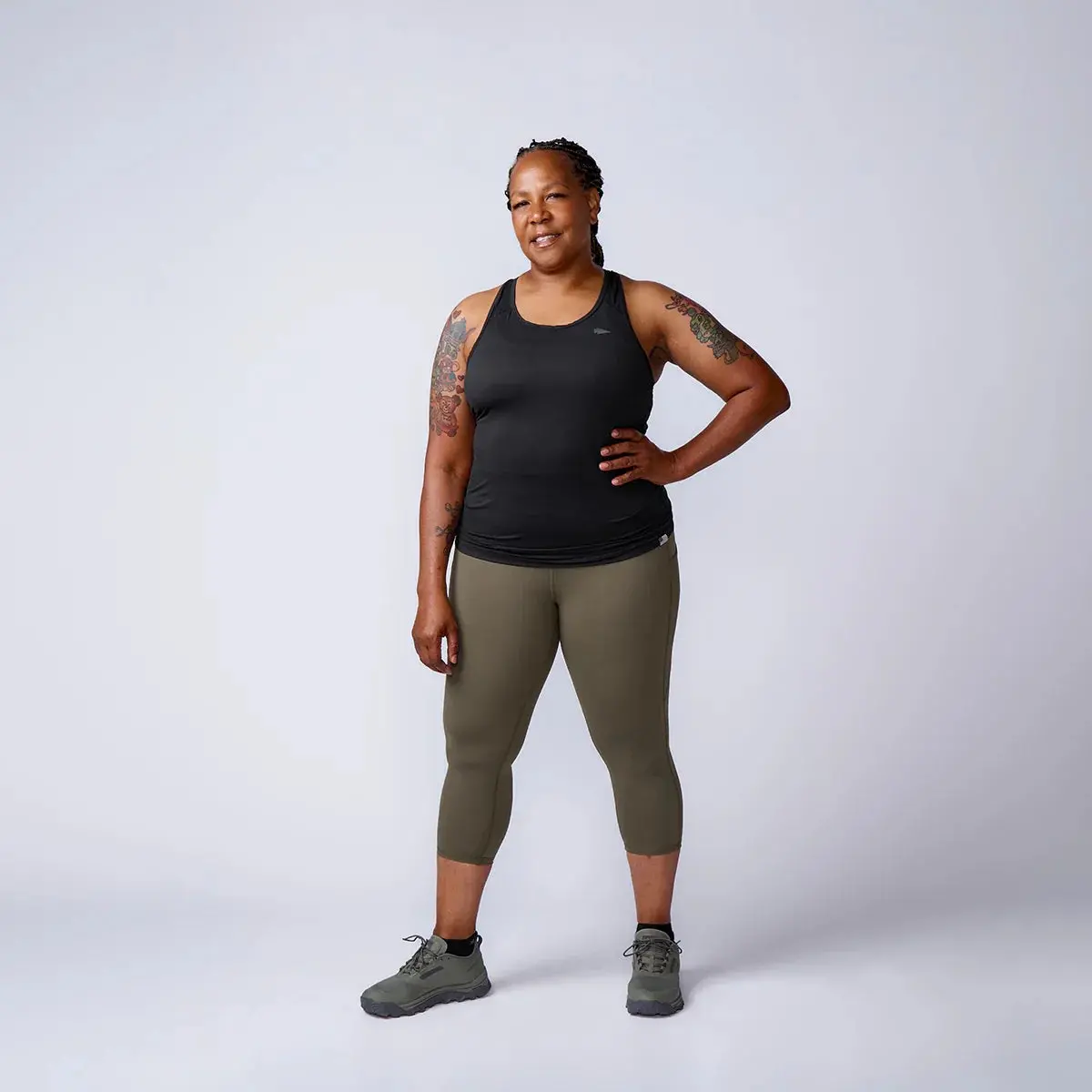 Cropped Training Leggings Usa 1