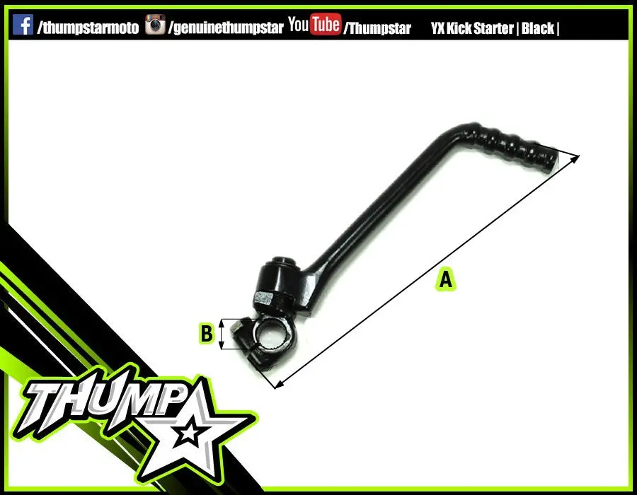 7075 | Kick Start | Forged 16Mm Black | 1