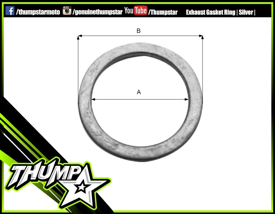 7587 | Exhaust | Gasket Ring | Small | Silver 1