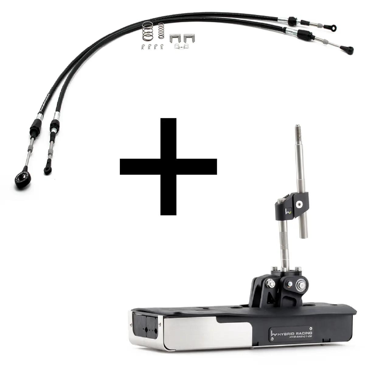 Hybrid Racing A2 K-Swap Shifter & Shifter Cable Combo 1
