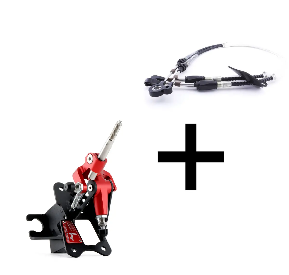Hybrid Racing V3 Short Shifter & Shifter Cable Combo (06-11 Civic) 1