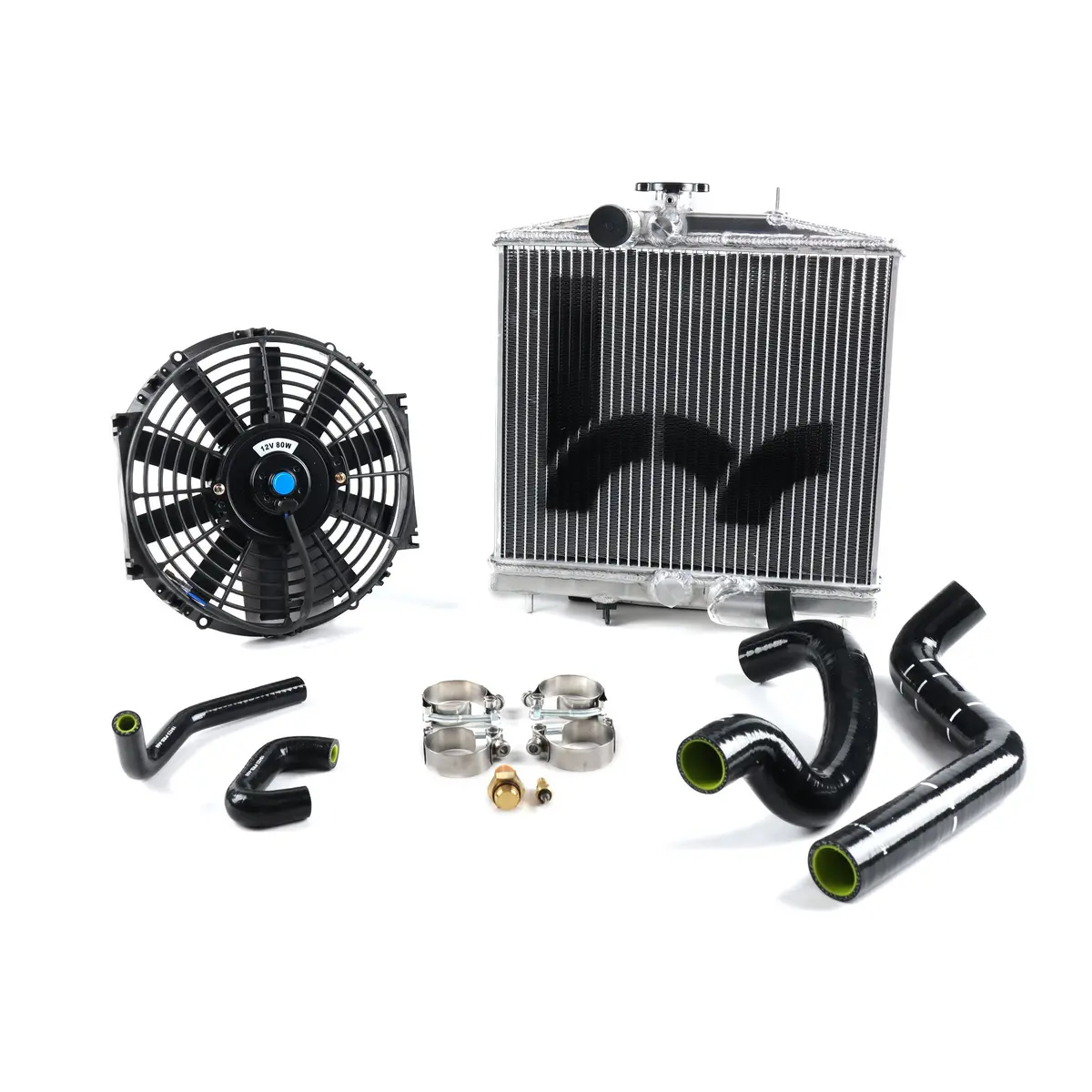 Hybrid Racing K-Swap Cooling Package Half-Size Rad (Eg & Del Sol K20a/A2/A3/Z1) 1