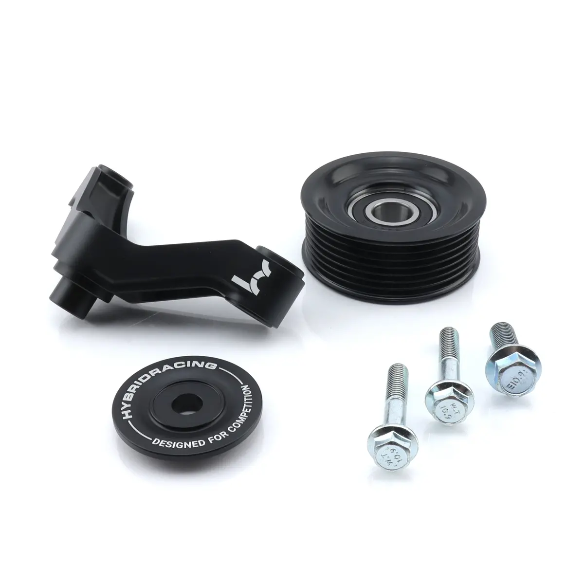 Hybrid Racing K-Series Idler Bracket, Pulley & Belt Combo 1