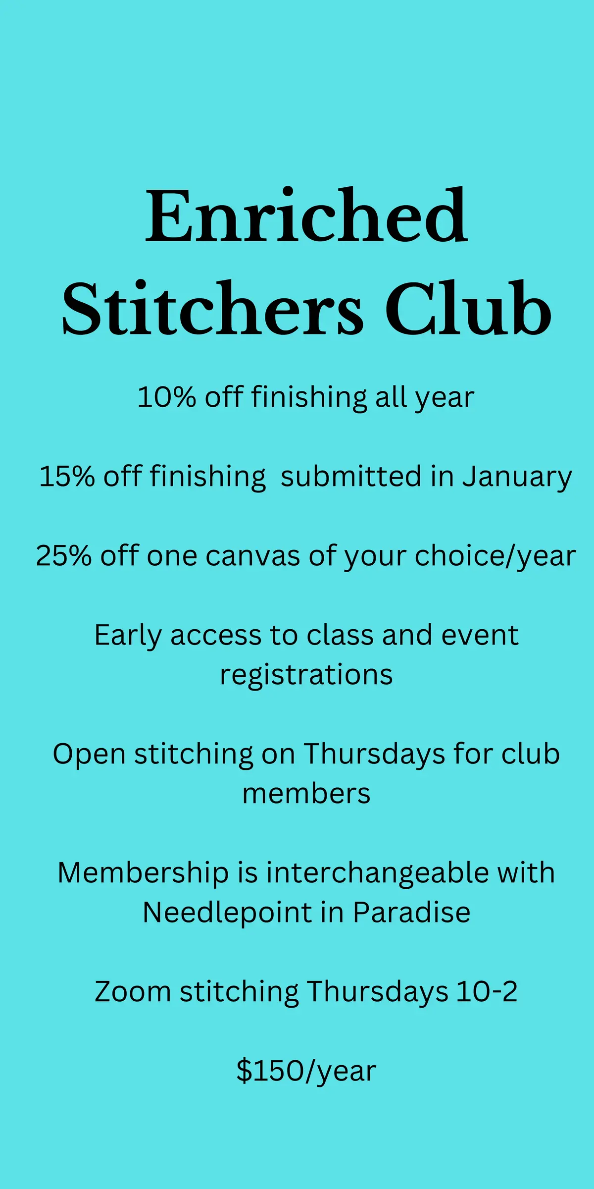 Enriched Stitchers Club 2026 1