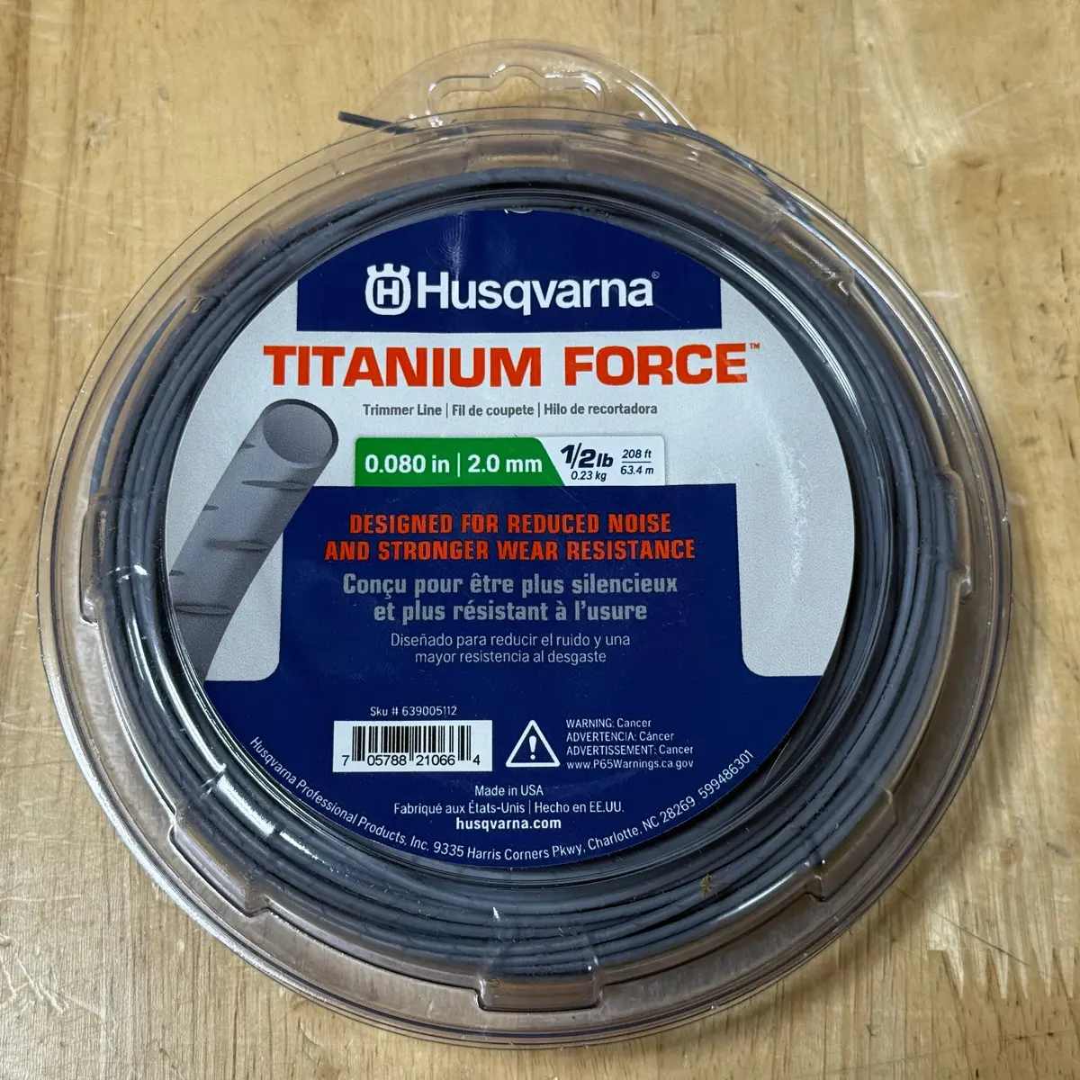 Husqvarna Titanium Force Trimmer Line 1