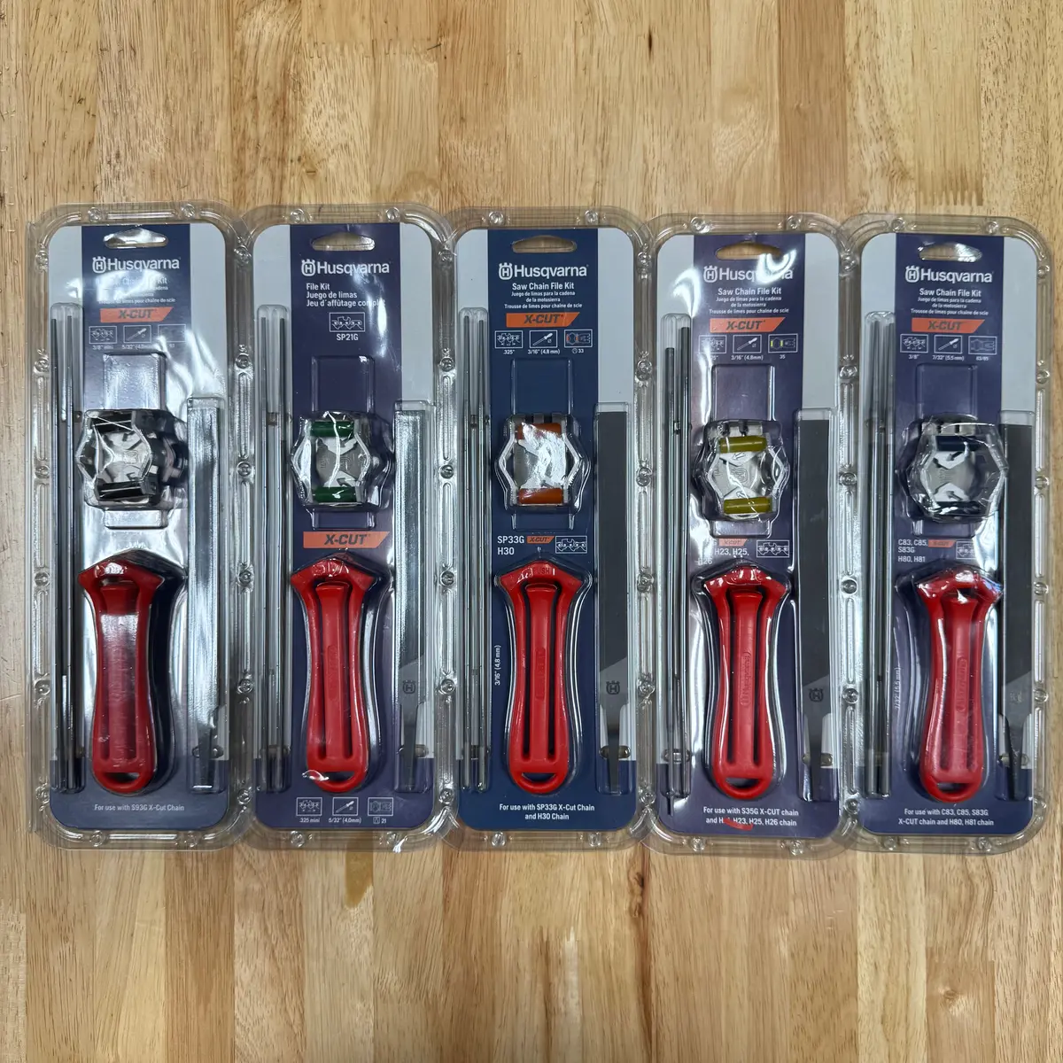 Husqvarna Chainsaw Sharpening File Kits 1