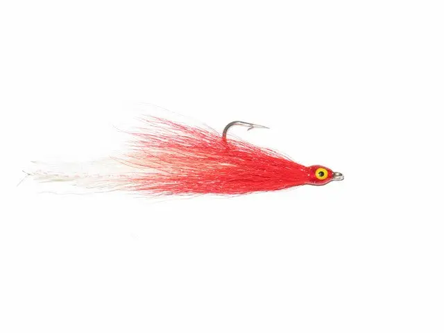 Deceiver Red And White Fly, Size #2 1