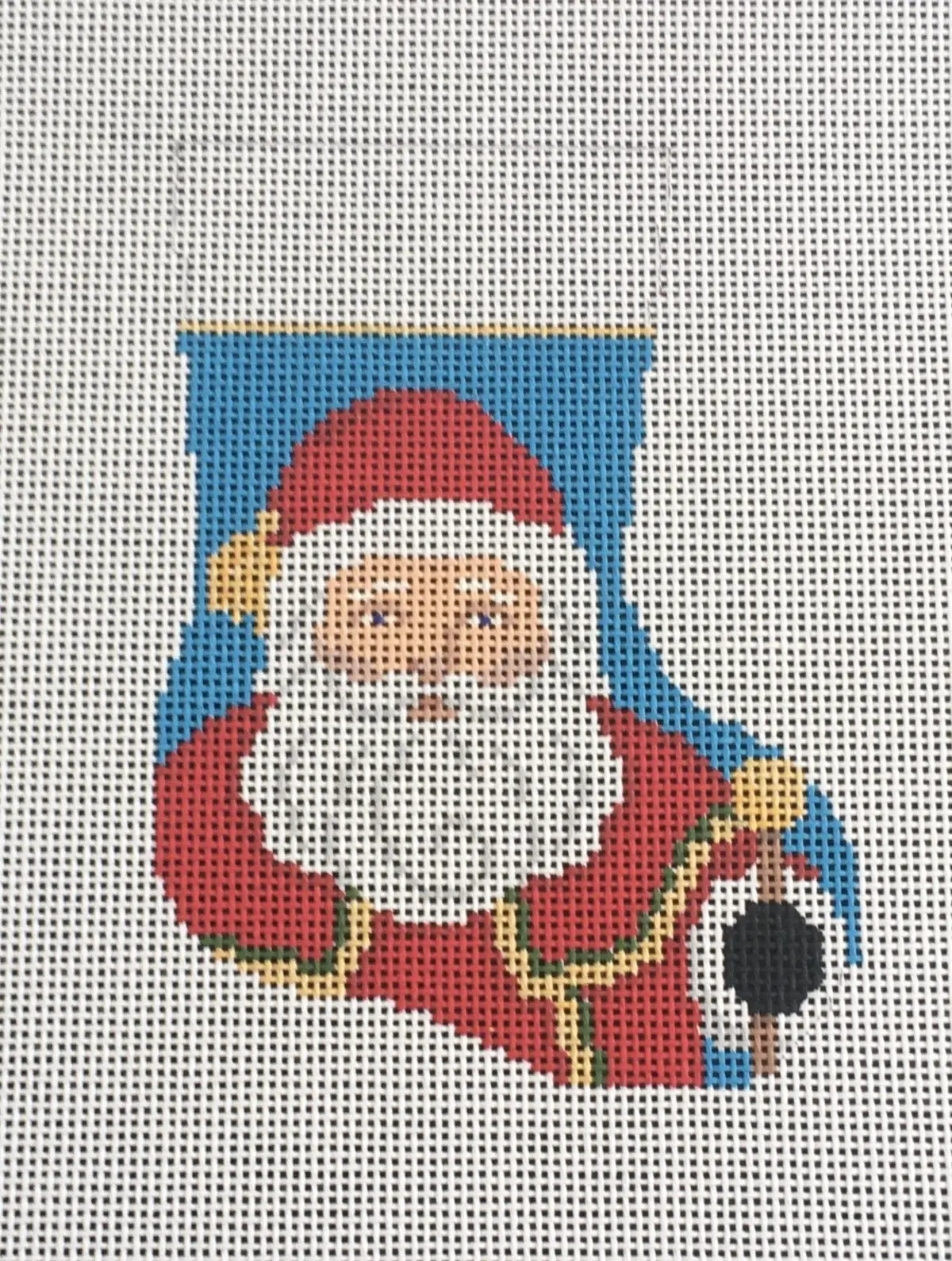 5470 Santa With Staff Mini Stocking 1