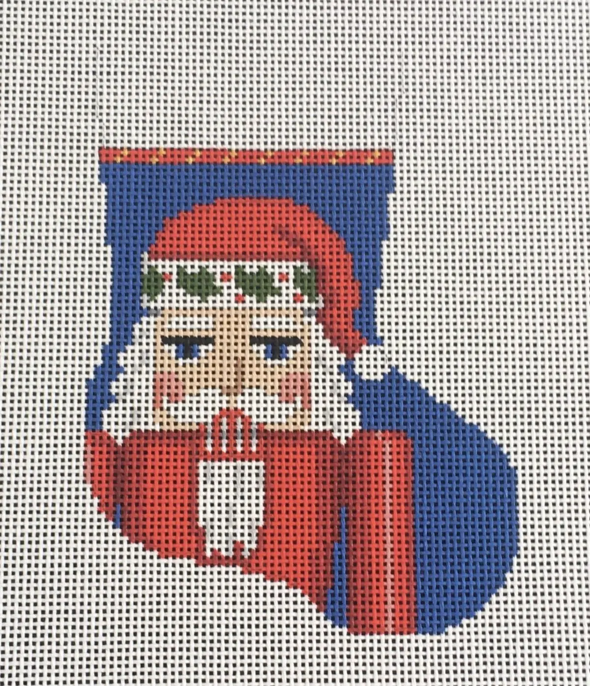 5469 Santa Nutcracker Mini Stocking 1