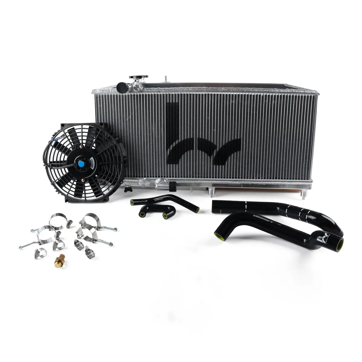 Hybrid Racing K-Swap Cooling Package Full-Size Rad (Ek Civic K20a/A2/A3/Z1) 1