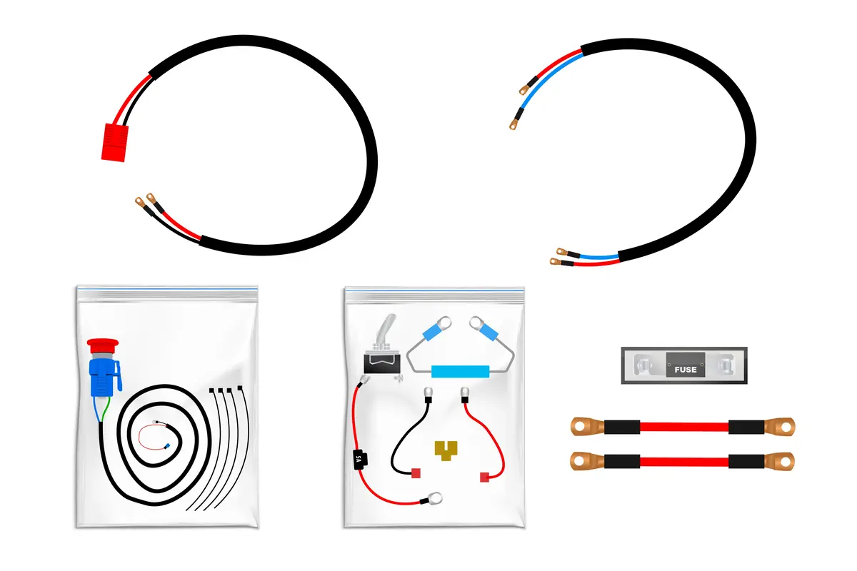 Ev 48V-Lev Lithium Battery Harness Kit Complete 1