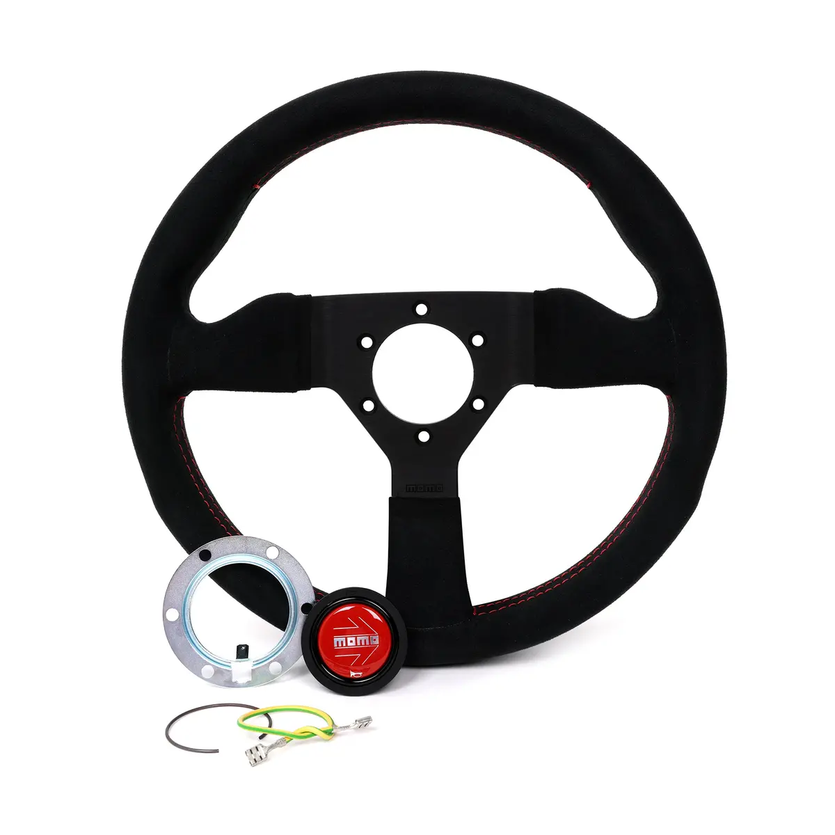 Momo Montecarlo 320Mm Alcantara Steering Wheel 1