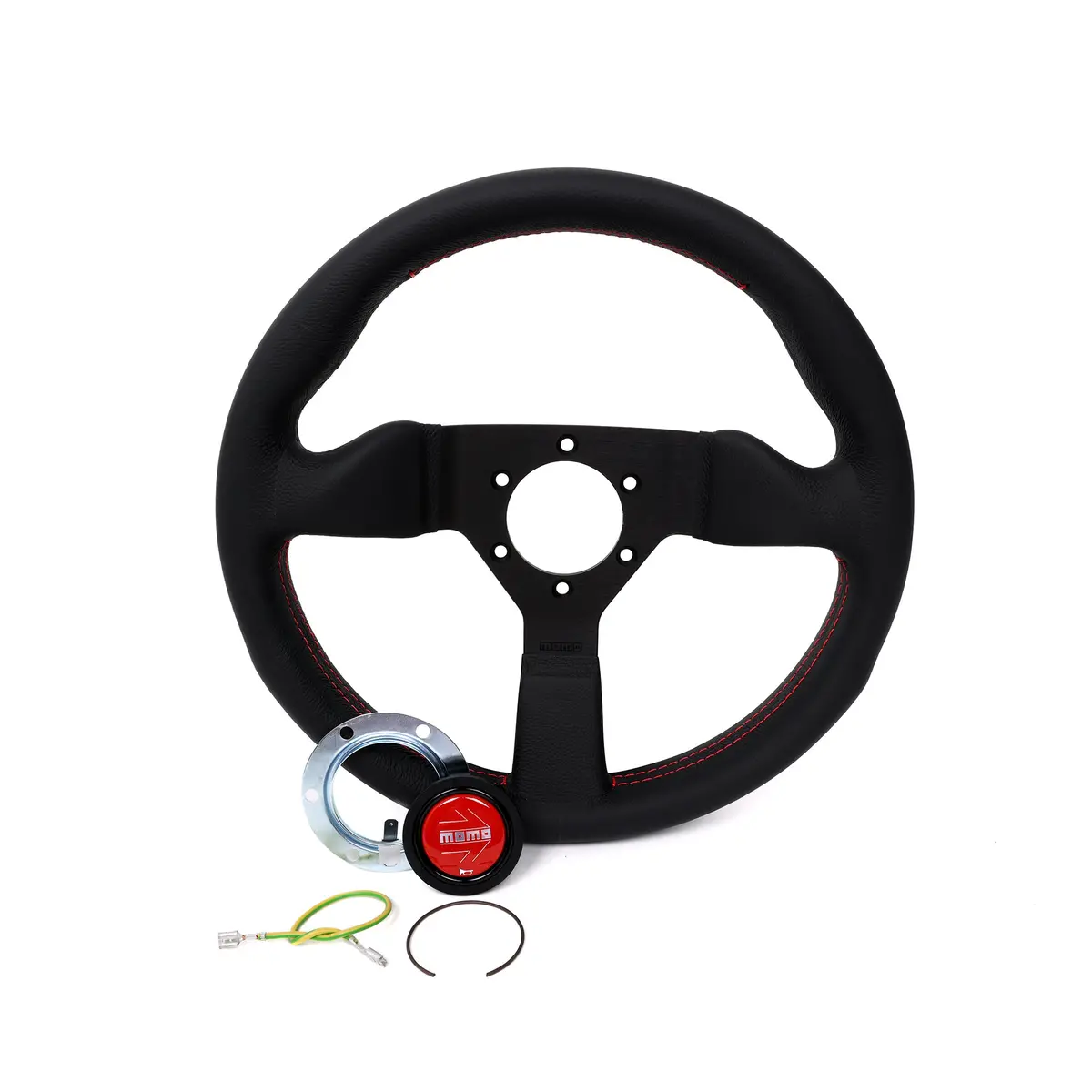Momo Montecarlo 320Mm Leather Steering Wheel 1