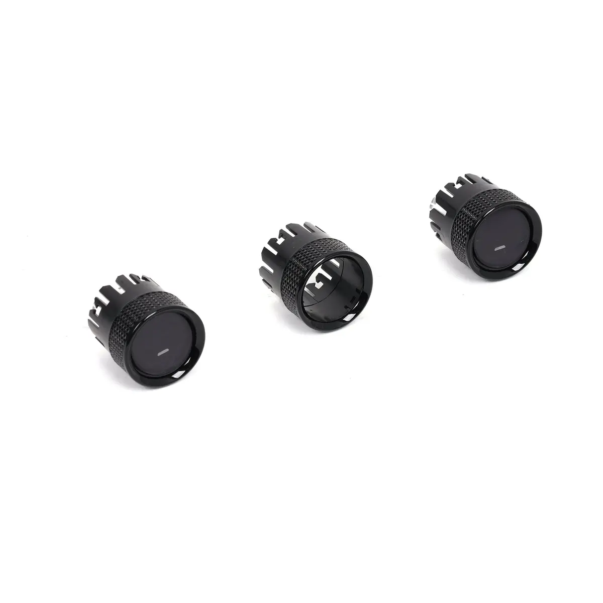 Honda Black Air Con Control Knobs For Accord/Civic Type R 1
