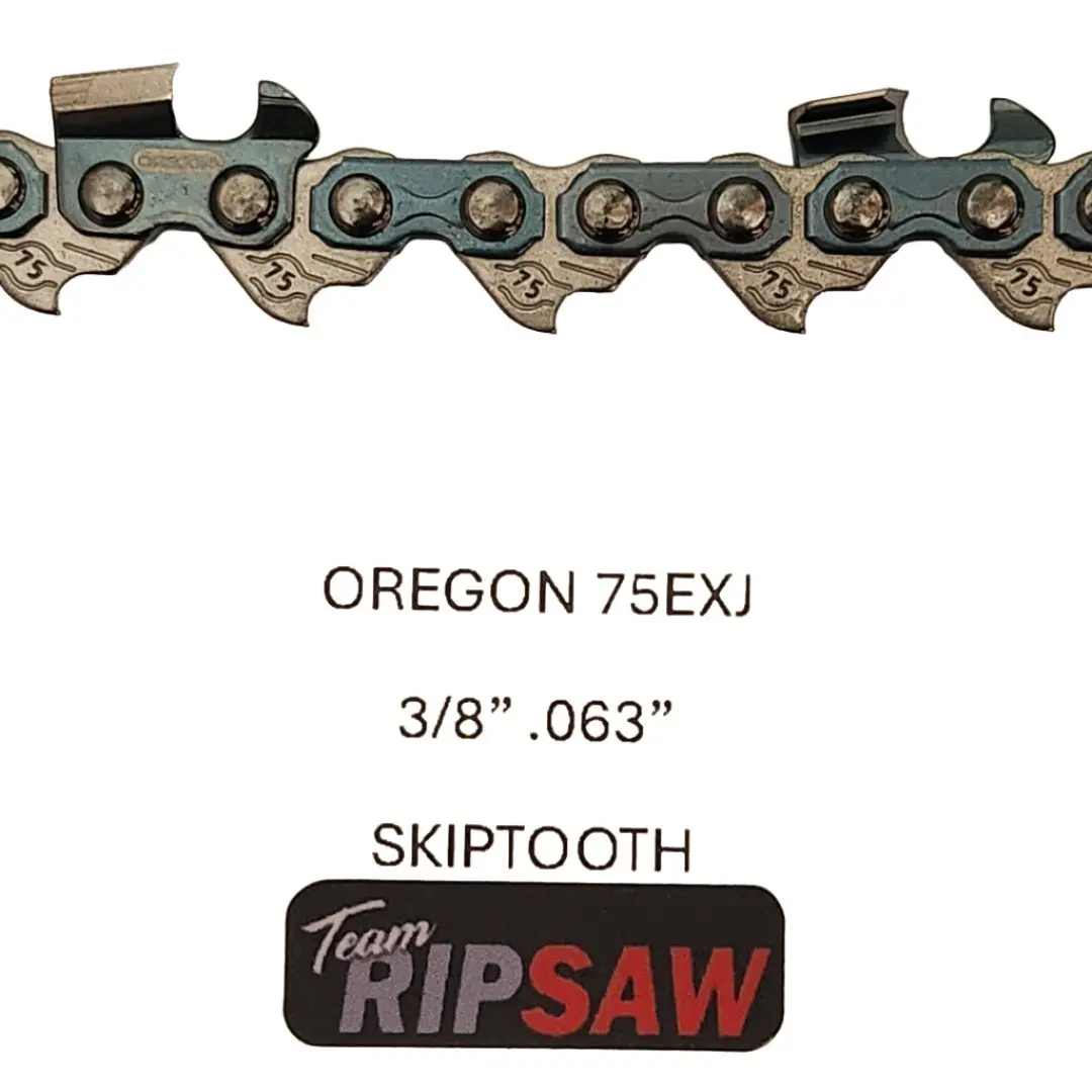 Oregon 75Exj Skip Chain For (3/8 .063) - Select A Size 2-Pack 1