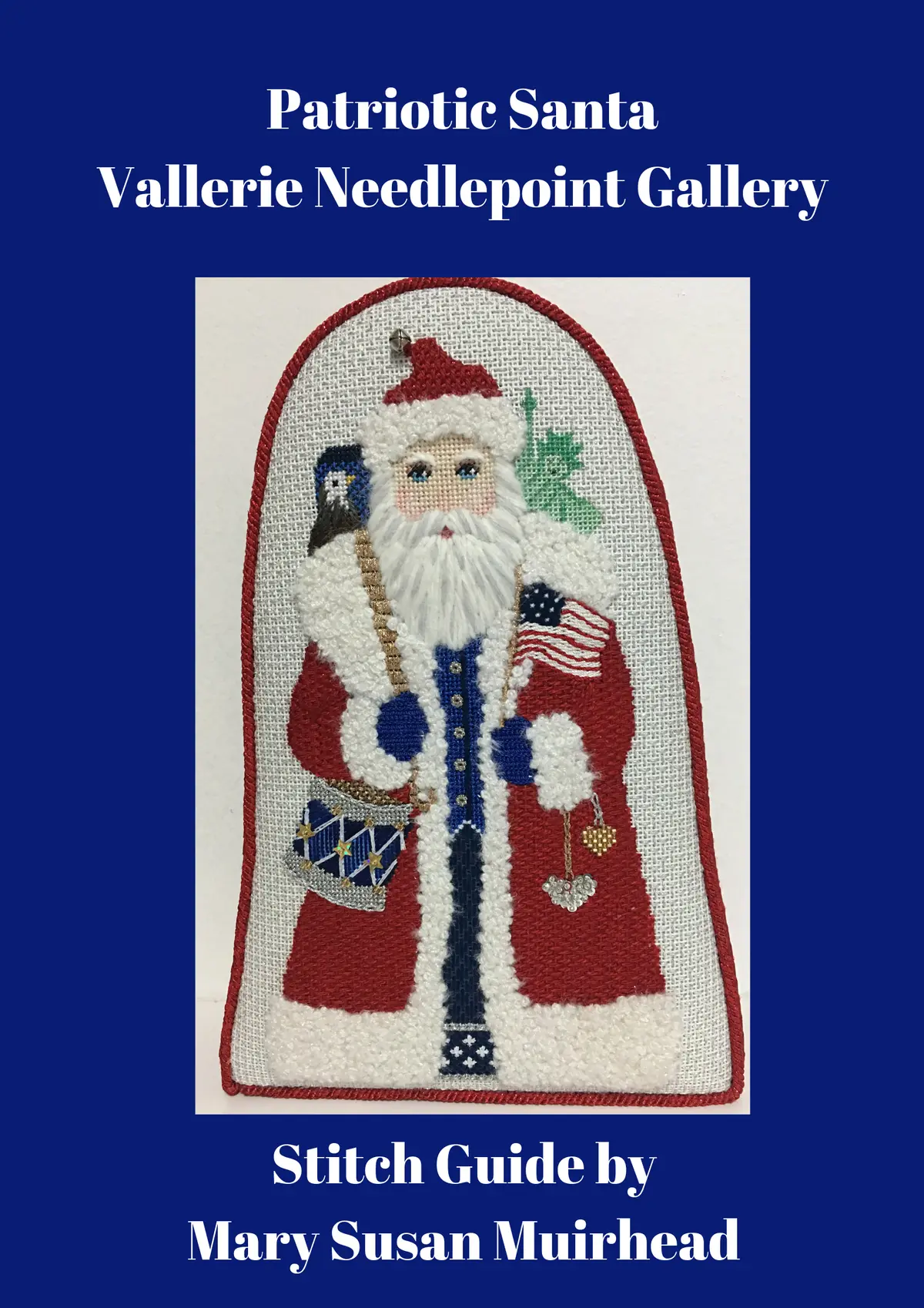 Patriotic Santa Stitch Guide 1