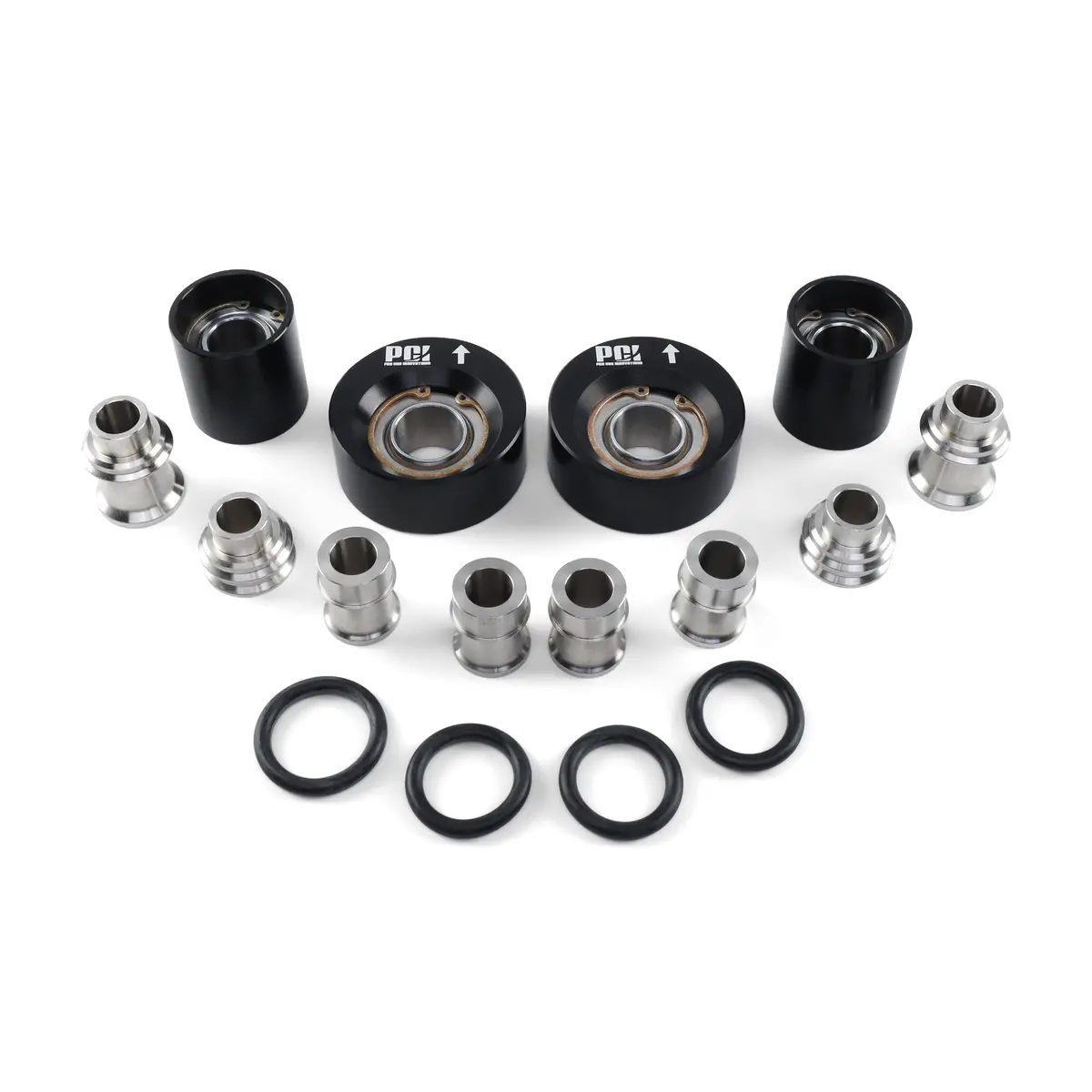 Pci 01-05 Civic/02-06 Acura Rsx Front Lower 4 Pc Offset Spherical Kit 1