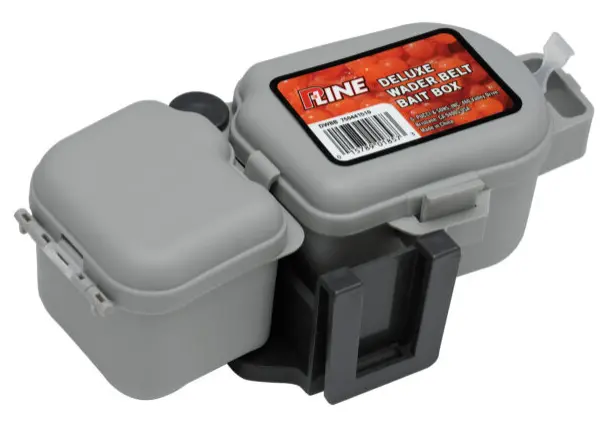 Pline Deluxe Wader Belt Bait Box (2 Sections) 1