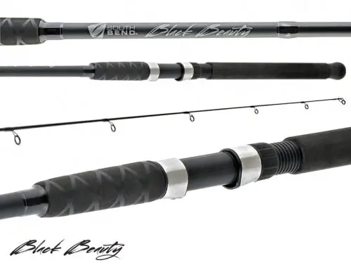 Black Beauty South Bend 8' 6" Medium Action Spinning Rod 1