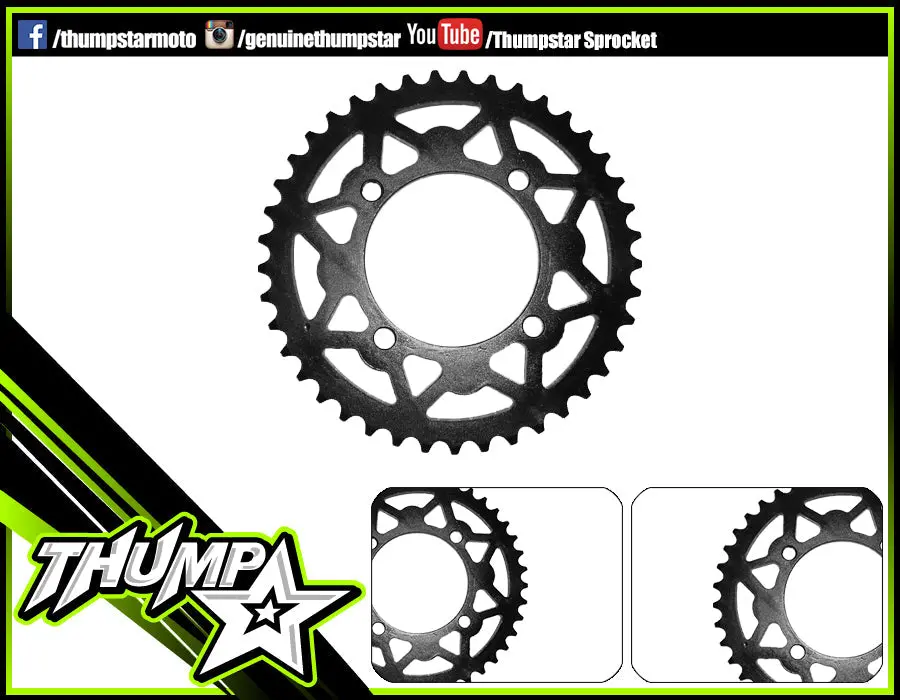 7442 | Rear Sprocket | 420 X 41T | Black 1