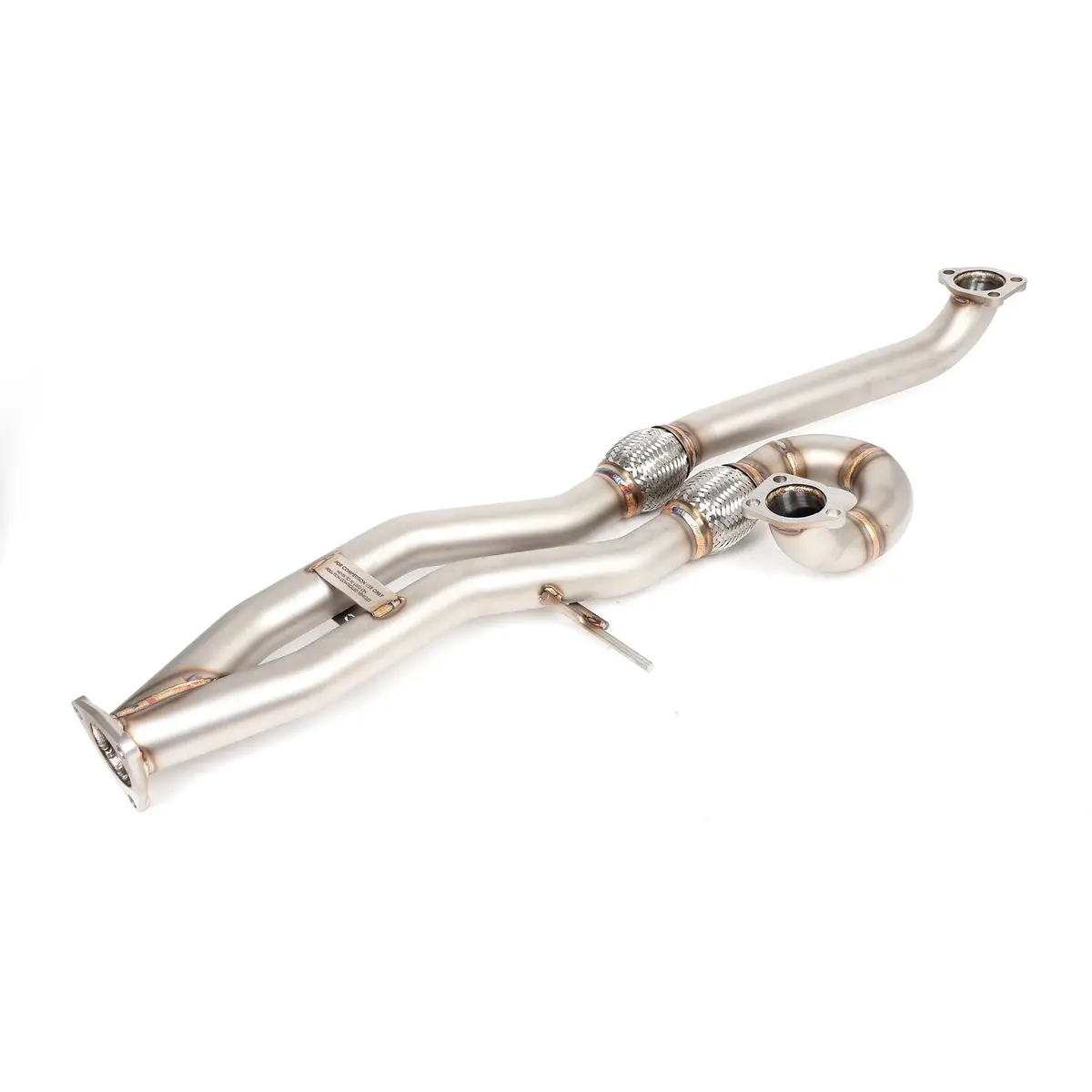 Rv6 Performance Long Tube J-Pipe For 13-17 Accord V6/15-20 Tlx 1