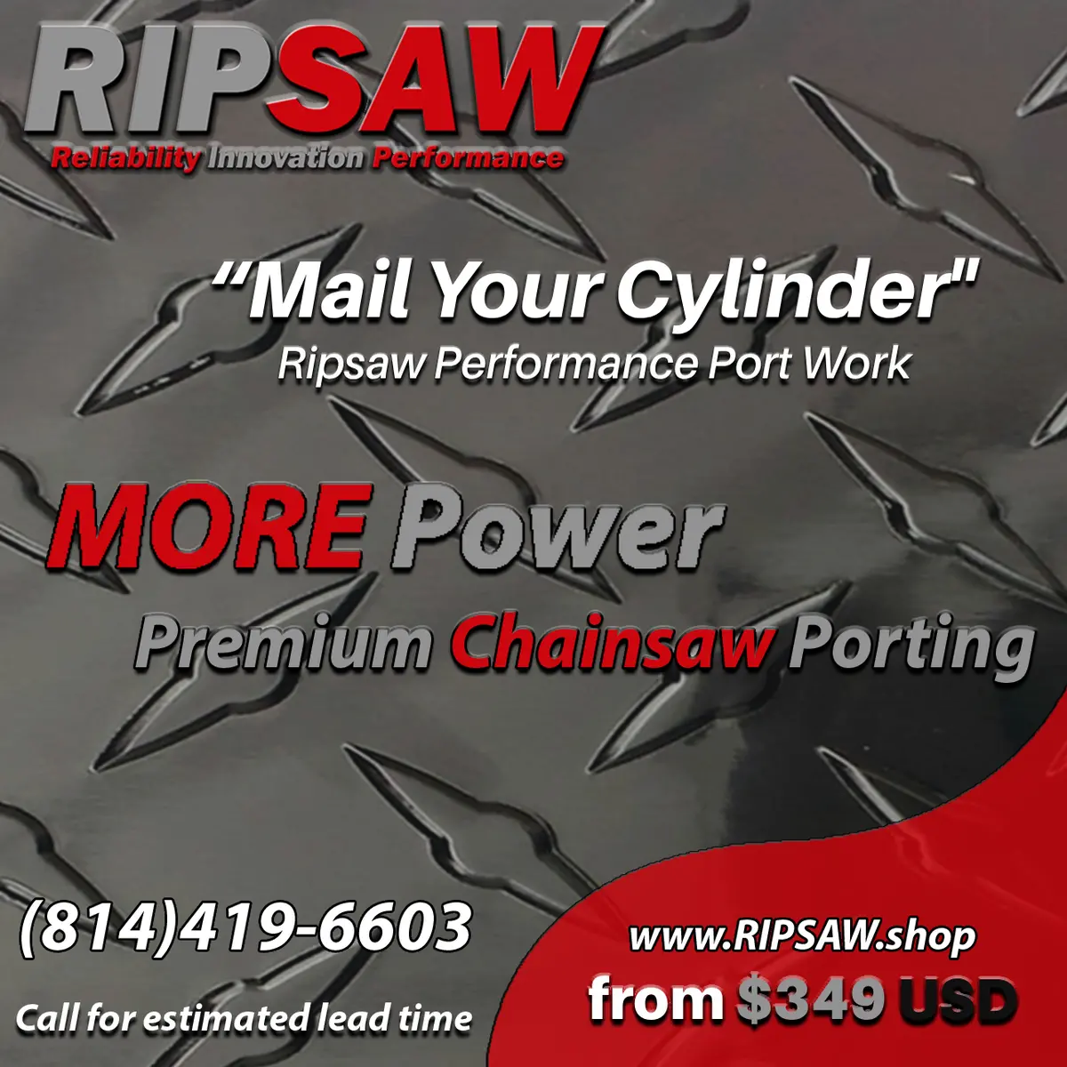 Mail Your Cylinder - Ripsaw Chainsaw Porting - Select A Cylinder 1
