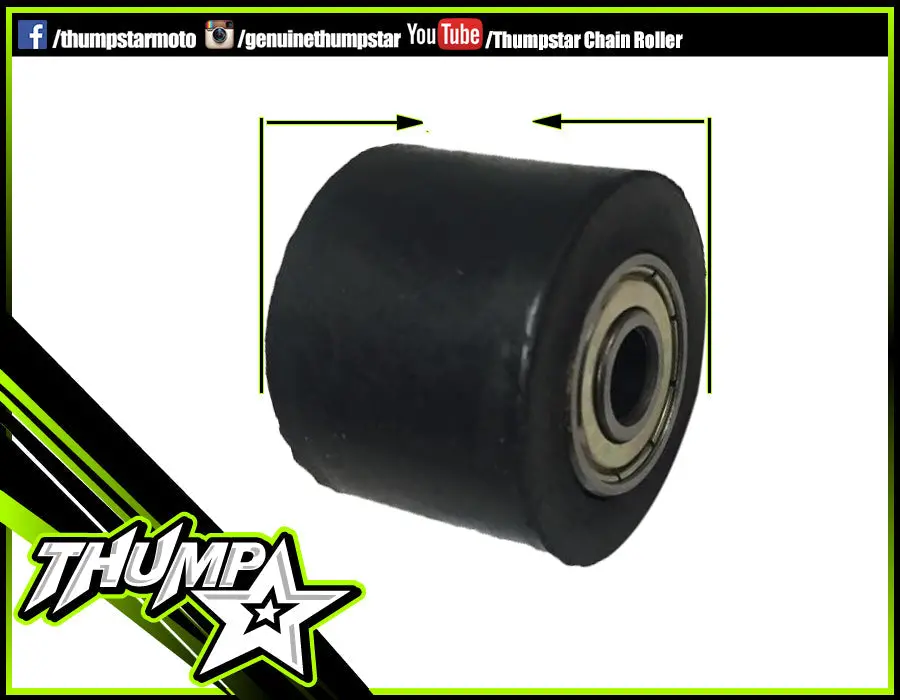 7385 | Chain Roller | 25Mm X 8Mm Bolt | Black 1
