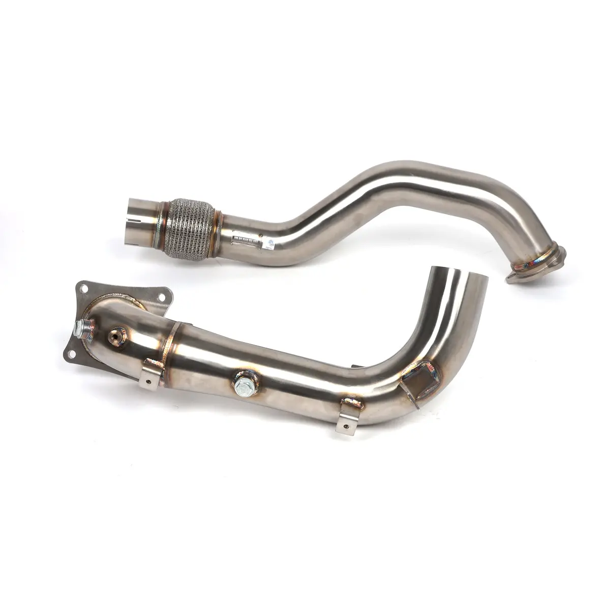 Skunk2 76Mm Alpha Series Downpipe For 17-21 Civic Type R 1