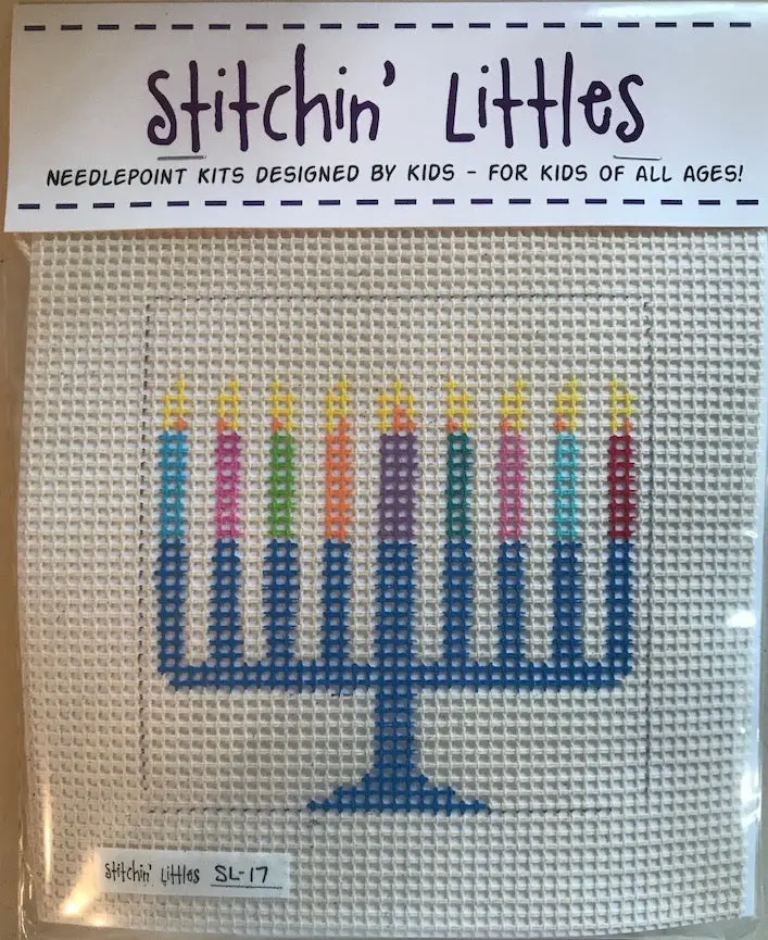 Sl-17 Menorah Stitchin Little 1