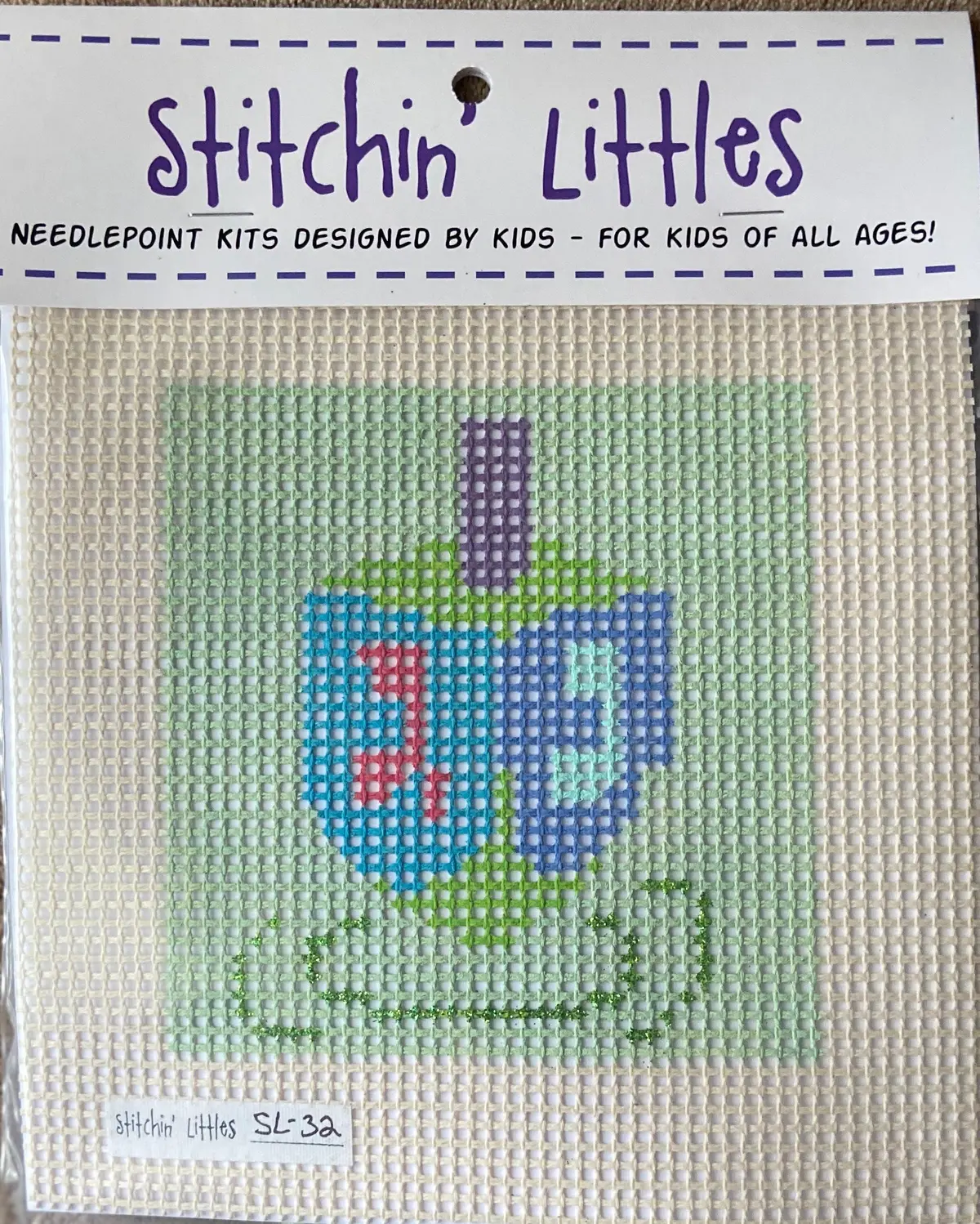 Sl-32 Dreidel Stitchin Little 1
