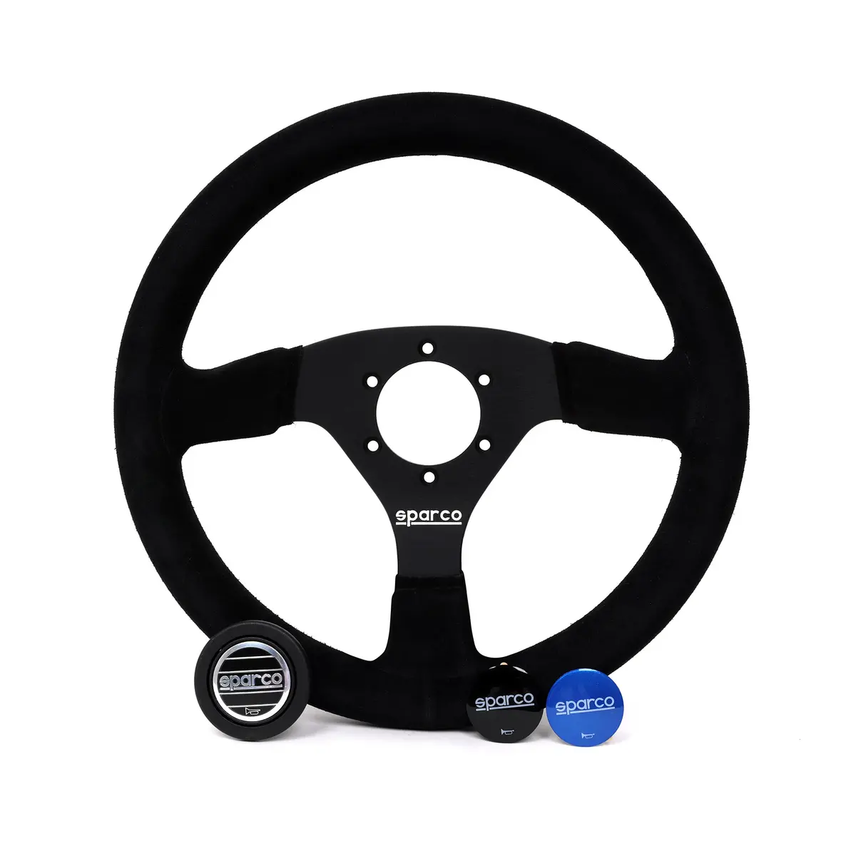 Sparco Steering Wheel 323 - Suede Black 1