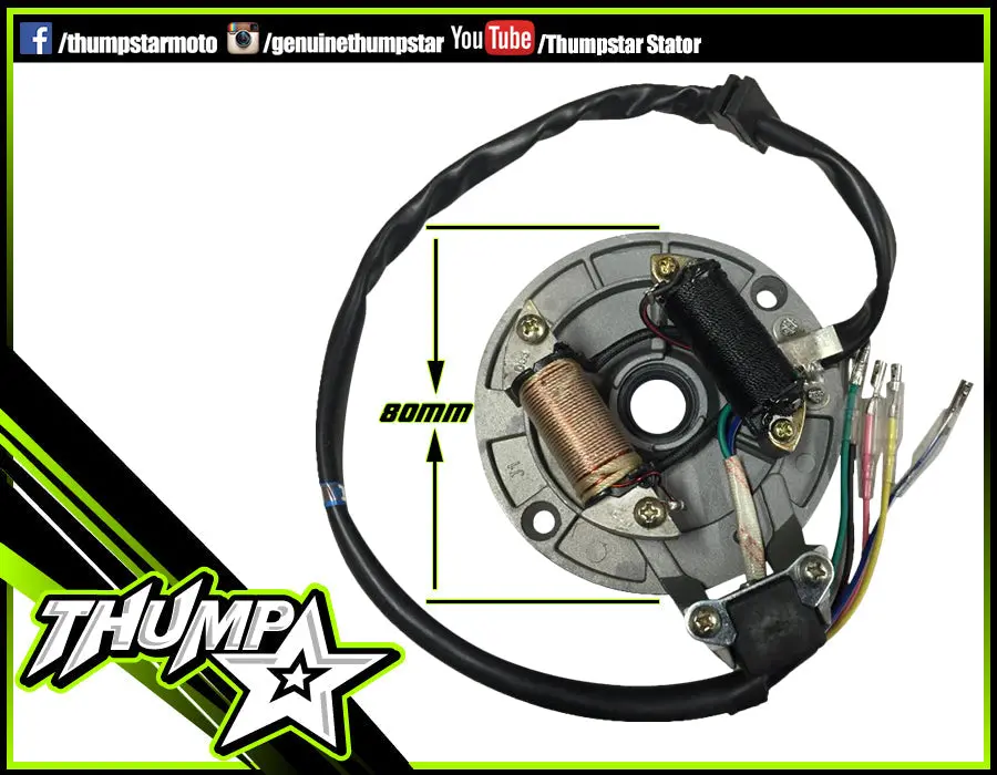 7670 | Engine | Stator | Scattered Plugs | 50 - 125Cc 1