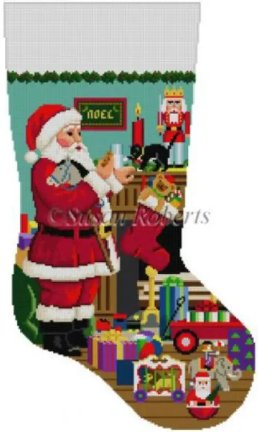 0116 Santa's Milk & Cookies Stocking 1