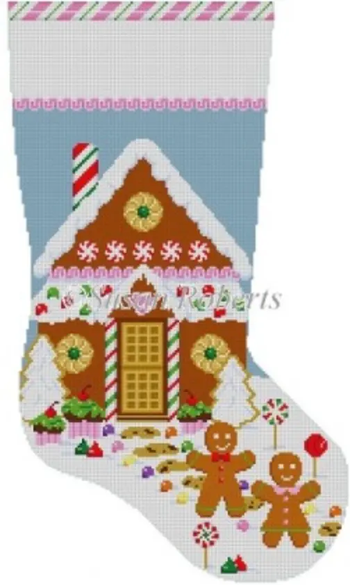 3224 Gingerbread House Stocking 1