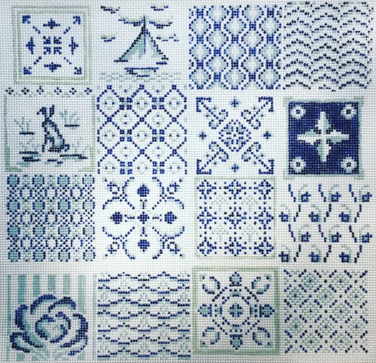 15E Blue And White Tiles 1