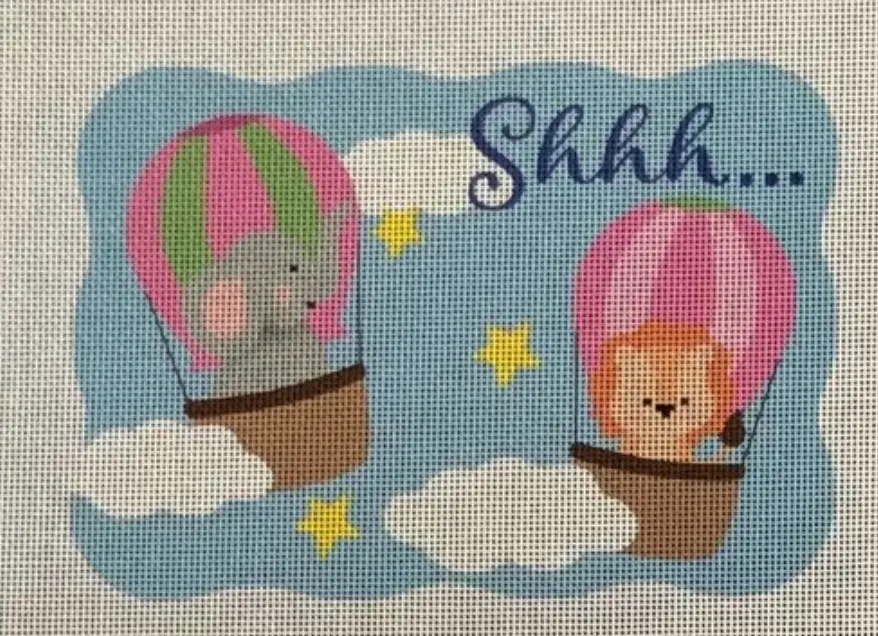 Bb32 Shhh... Baby Sleeping Sign - Pink 1