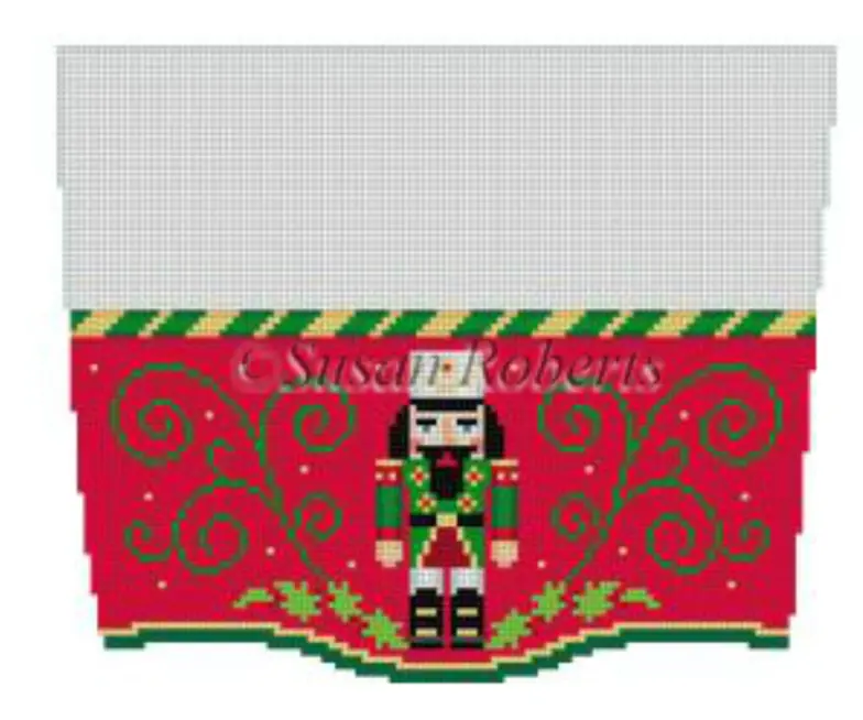 3106 Nutcracker Stocking Cuff 1