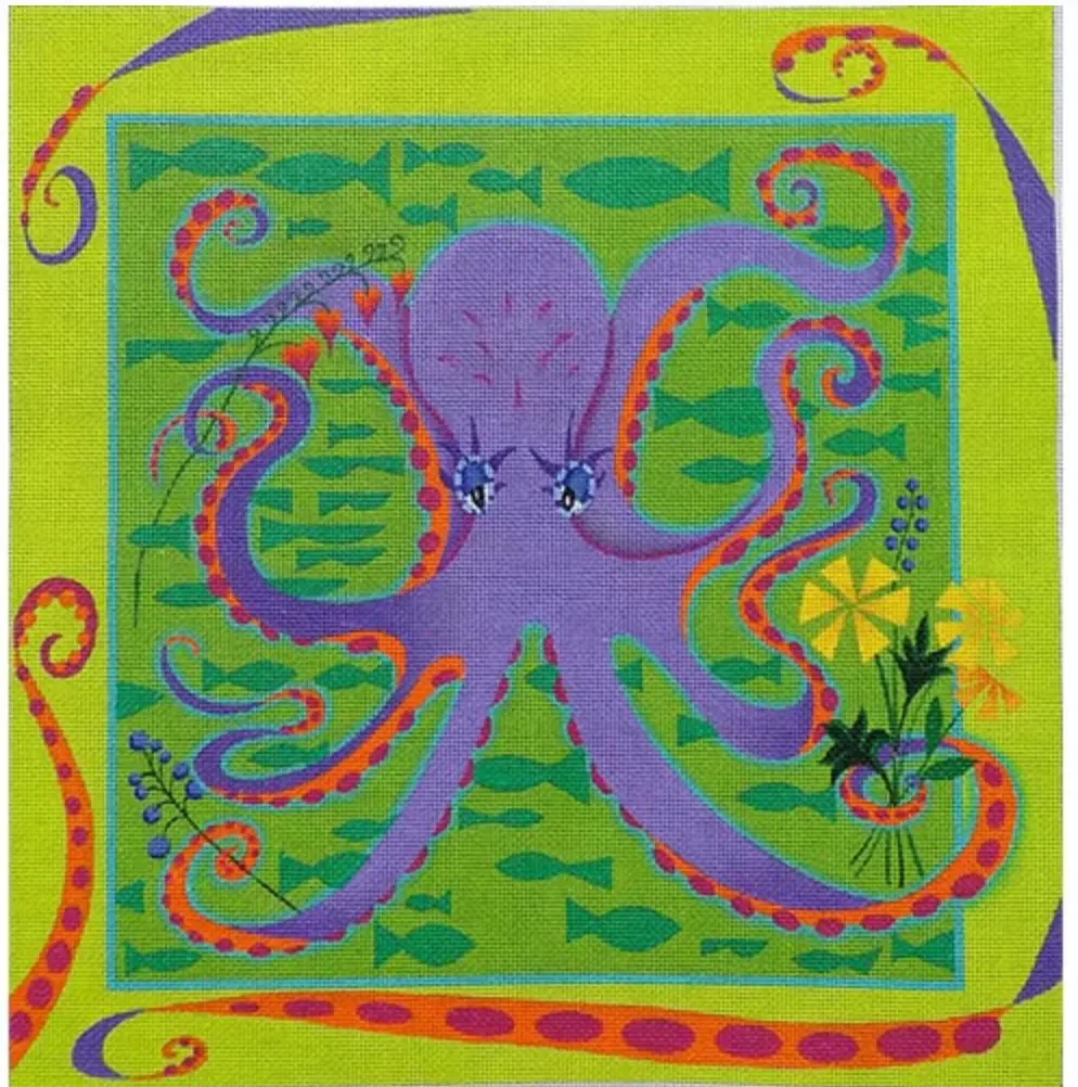 Ze559 Octopus In Her Garden 1