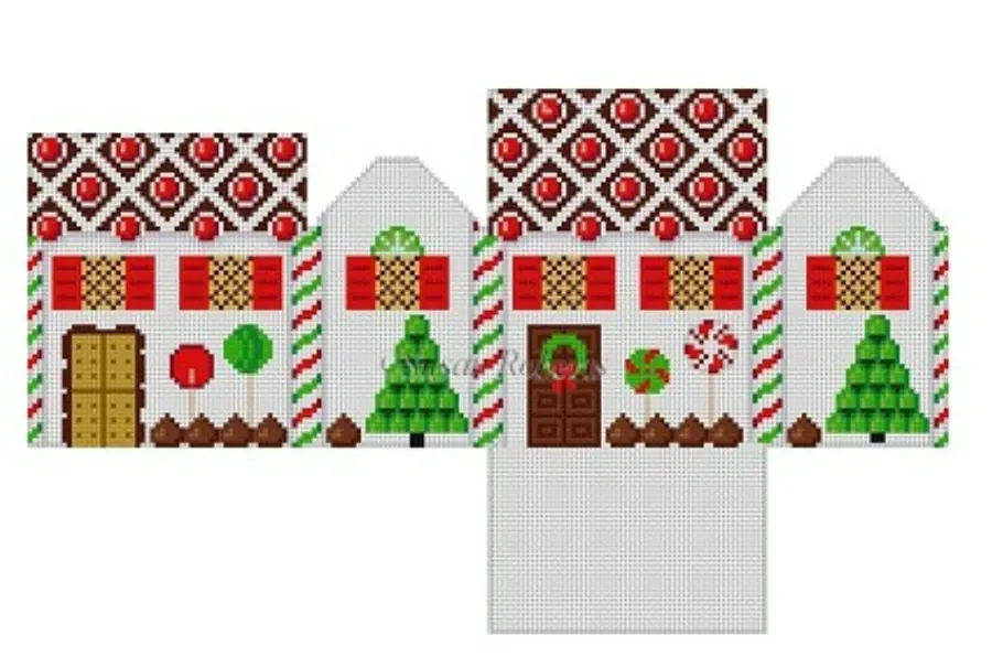 0221-18 Black Forest 3D Gingerbread House 1