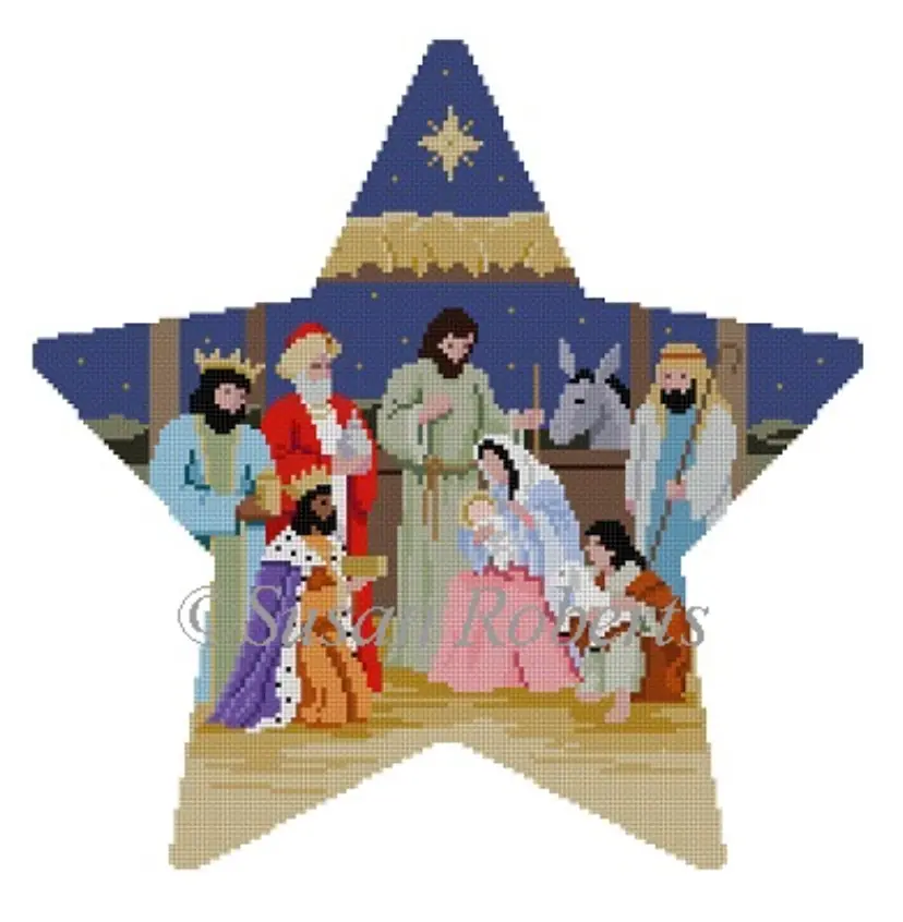 3395 Nativity Star Tree Topper 1