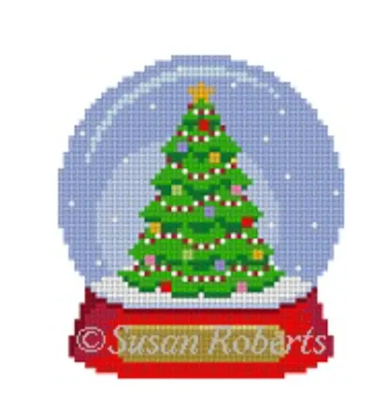 5145 Christmas Tree Snow Globe 1