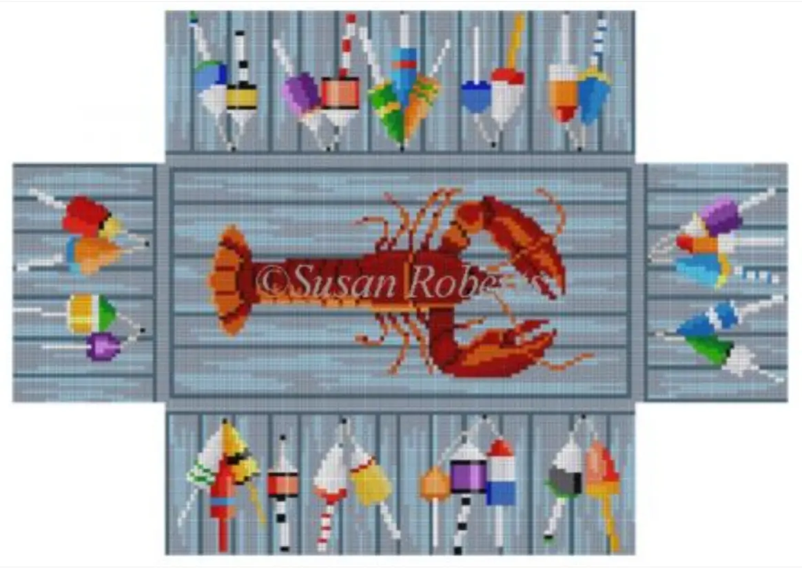6323 Lobster And Buoys Brick Cover 1