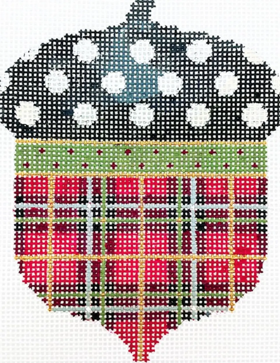 Kcn1510 Christmas Plaid Acorn 1