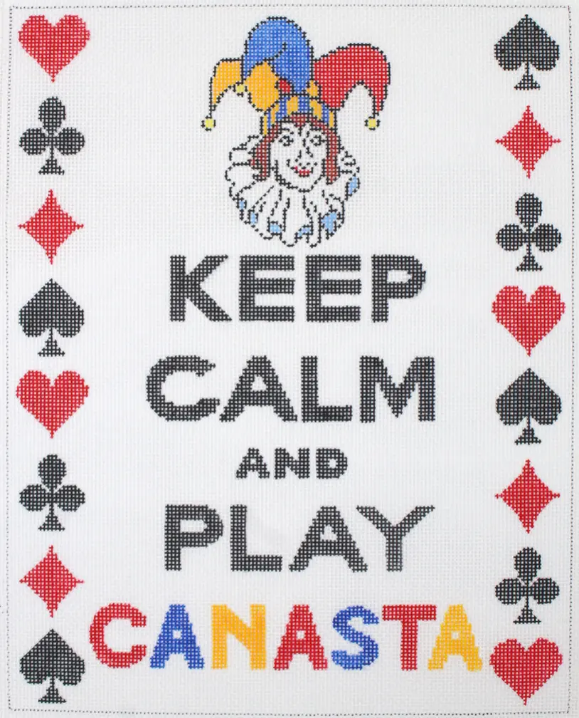 Ss-235 Keep Calm And Play Canasta 1