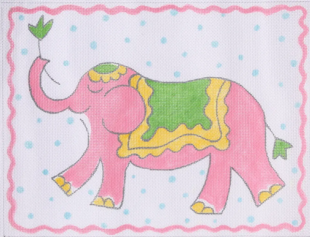 Jw-Pl-06 Pink And Yellow Elephant 1