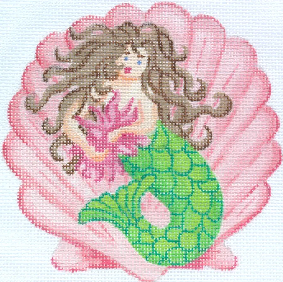Om-84 Tropical Mini - Mermaid On Scallop Shell 1